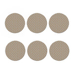 Camping Fire Pattern Print Coaster Set