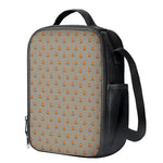 Camping Fire Pattern Print Crossbody Lunch Bag