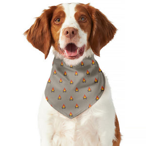 Camping Fire Pattern Print Dog Bandana