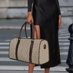 Camping Fire Pattern Print Duffle Bag