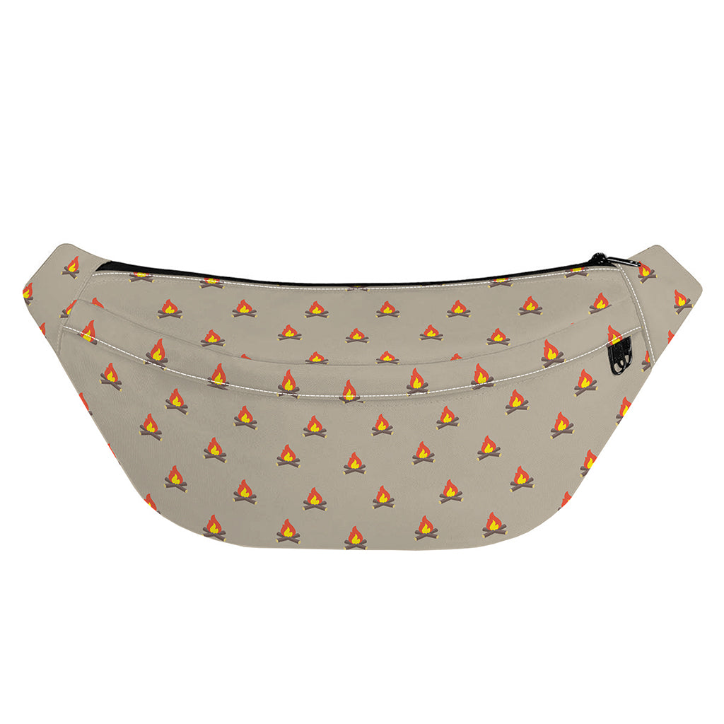 Camping Fire Pattern Print Fanny Pack