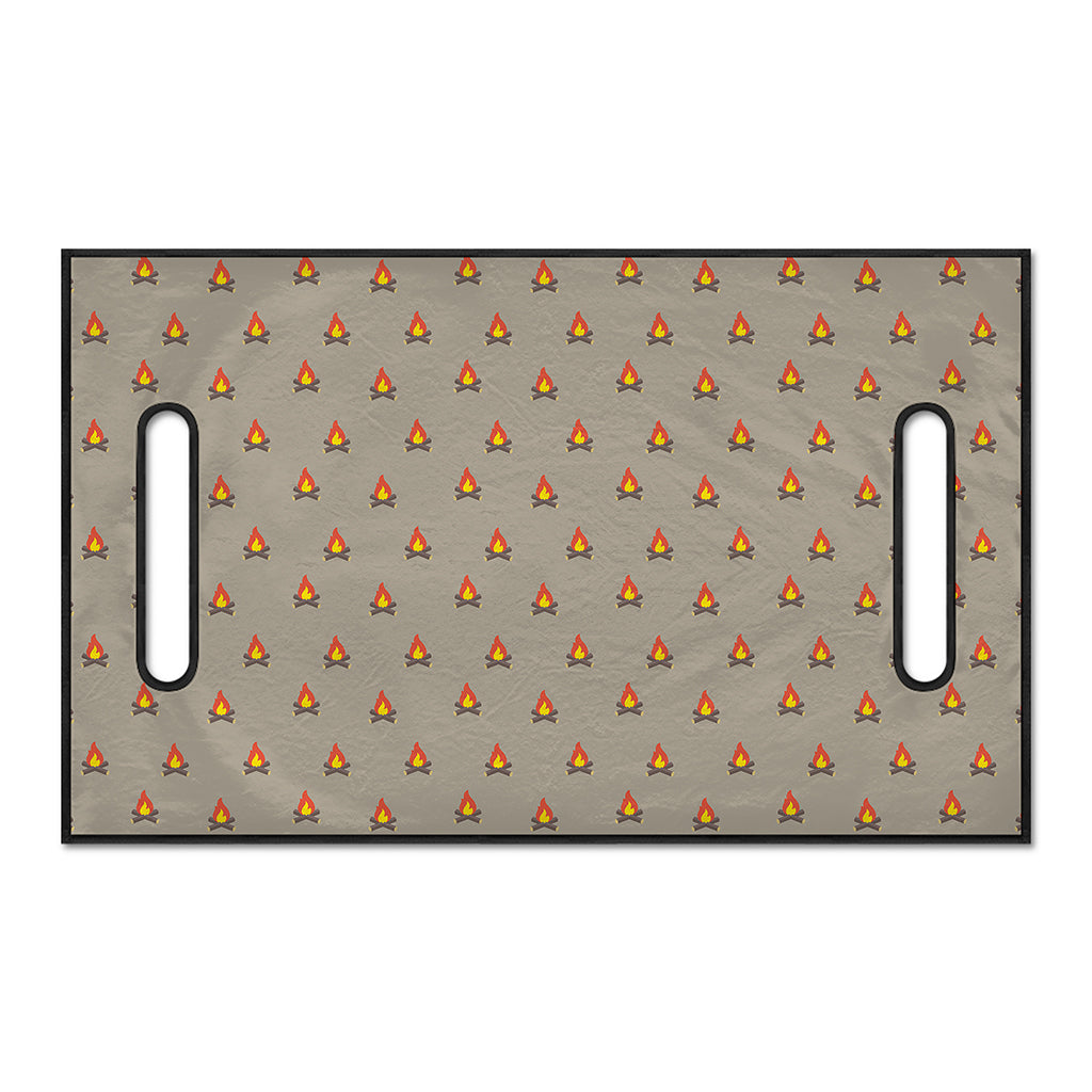 Camping Fire Pattern Print Golf Cart Seat Cover