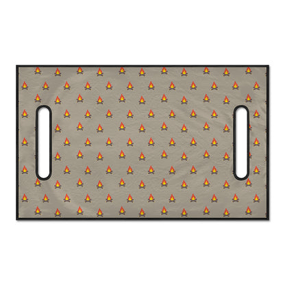 Camping Fire Pattern Print Golf Cart Seat Cover