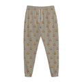 Camping Fire Pattern Print Jogger Pants