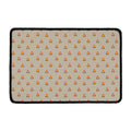 Camping Fire Pattern Print Kitchen Mat