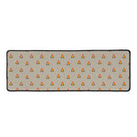 Camping Fire Pattern Print Long Kitchen Mat