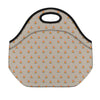 Camping Fire Pattern Print Neoprene Lunch Bag