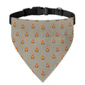 Camping Fire Pattern Print Over The Collar Dog Bandana