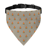 Camping Fire Pattern Print Over The Collar Dog Bandana