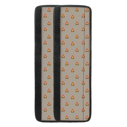 Camping Fire Pattern Print Refrigerator Handle Covers