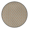 Camping Fire Pattern Print Round Floor Mat
