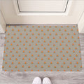 Camping Fire Pattern Print Rubber Doormat