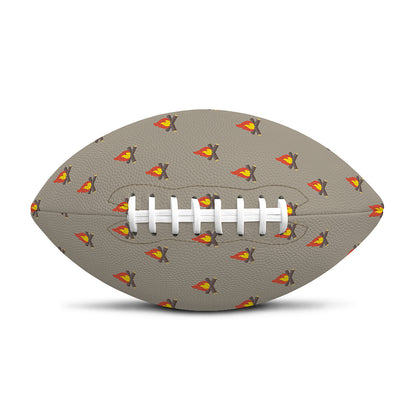 Camping Fire Pattern Print Rugby Ball