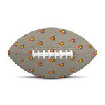 Camping Fire Pattern Print Rugby Ball