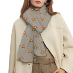 Camping Fire Pattern Print Scarf