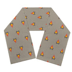 Camping Fire Pattern Print Scarf