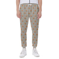 Camping Fire Pattern Print Joggers