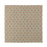 Camping Fire Pattern Print Silk Bandana