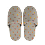 Camping Fire Pattern Print Slippers