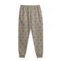 Camping Fire Pattern Print Sweatpants