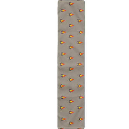 Camping Fire Pattern Print Table Runner