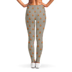 Camping Fire Pattern Print Women's Leggings