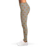 Camping Fire Pattern Print Women's Leggings