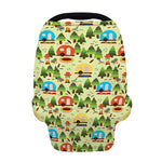 Camping Picnic Pattern Print Baby Seat Cover
