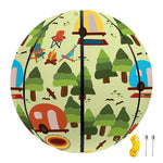 Camping Picnic Pattern Print Basketball