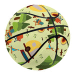 Camping Picnic Pattern Print Basketball