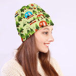 Camping Picnic Pattern Print Beanie