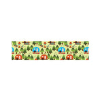 Camping Picnic Pattern Print Bed Runner
