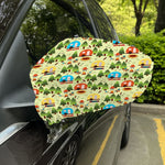 Camping Picnic Pattern Print Car Side Mirror Covers