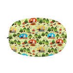 Camping Picnic Pattern Print Car Side Mirror Covers