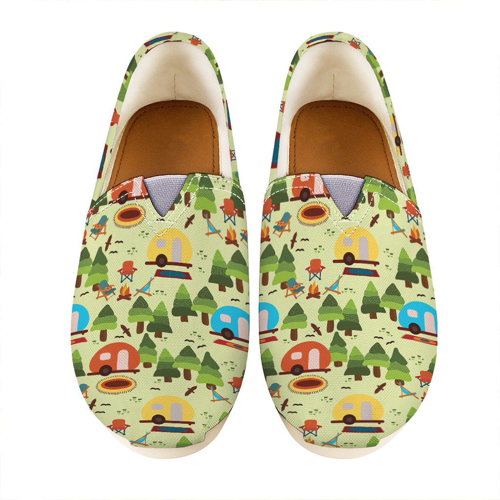 Camping Picnic Pattern Print Casual Shoes