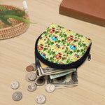 Camping Picnic Pattern Print Coin Purse