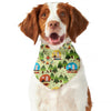 Camping Picnic Pattern Print Dog Bandana