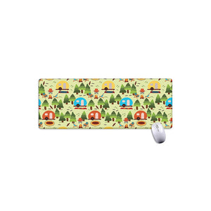 Camping Picnic Pattern Print Extended Mouse Pad