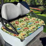 Camping Picnic Pattern Print Golf Cart Seat Cover
