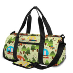 Camping Picnic Pattern Print Gym Bag