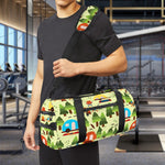 Camping Picnic Pattern Print Gym Bag