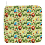 Camping Picnic Pattern Print Hand Towel