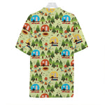 Camping Picnic Pattern Print Hawaiian Shirt