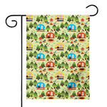 Camping Picnic Pattern Print House Flag