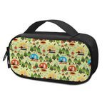 Camping Picnic Pattern Print Insulin Cooler Travel Case