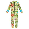 Camping Picnic Pattern Print Jumpsuit