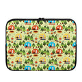 Camping Picnic Pattern Print Laptop Sleeve