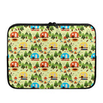Camping Picnic Pattern Print Laptop Sleeve