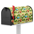 Camping Picnic Pattern Print Mailbox Cover
