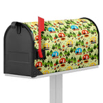 Camping Picnic Pattern Print Mailbox Cover